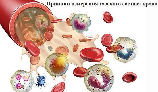 определение газового состава крови
